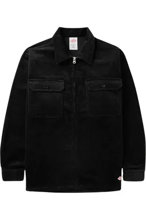 DANTON Light Jackets, male, , Size: 2XS Ribbed Zip Jacket