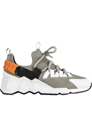 Pierre Hardy Sneakers, male, , Size: 10 US Kaki Sneakers Regular Composition Tissu