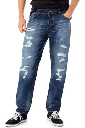 Only & Sons Straight Jeans, male, , Size: W30 L32 Cotton Zip Button Jeans Men