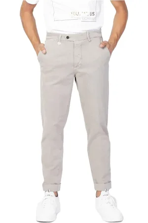 Antony Morato Chinos, male, , Size: W46 L30 Mens Grey Plain Trousers