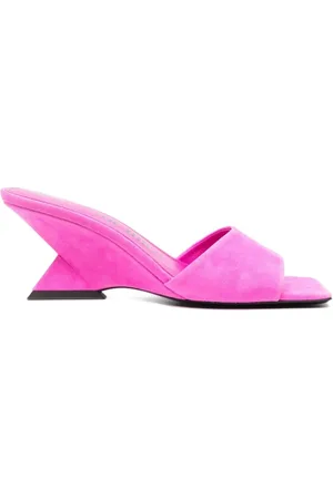 The Attico Heeled Mules, female, , Size: 6 US Cheope 60mm Sculptural Heeled Mules
