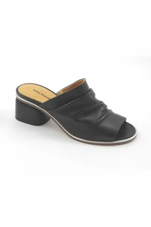 HALMANERA Heeled Mules, female, , Size: 6 US Leather Boots