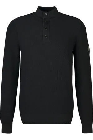 Barbour Turtlenecks, male, , Size: M Minimalist Moss Knitted Jumper