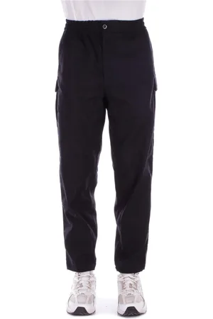 C.P. Company Straight Trousers, male, , Size: S Metropolis Trousers Logo Side Zipper