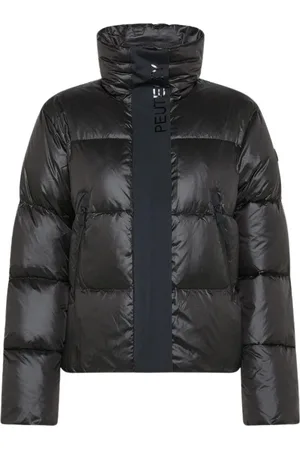 Peuterey Down Jackets, female, , Size: L Lightweightylon Bomber Coat with Technical Details