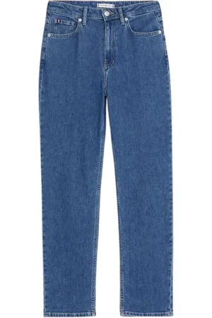 Tommy Hilfiger Straight Jeans, female, , Size: W27 High-waisted Straight Cut Jeans