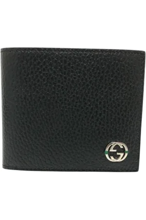 Gucci Pre-owned Wallets, male, , Size: ONE SIZE Pre-owned Leather wallets