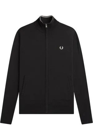 Fred Perry Zip-throughs, male, , Size: S Classic Wool Blend Zip Cardigan