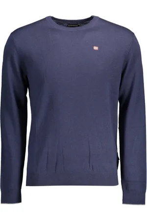 Napapijri Round-neck Knitwear, male, , Size: 3XL Versatile Sweater for Men
