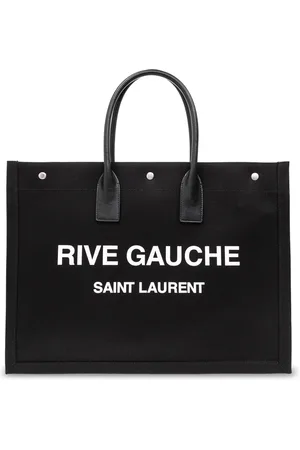 Saint Laurent Tote Bags, male, , Size: ONE SIZE Rive Gauche Shopper Bag
