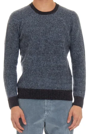 DRUMOHR Round-neck Knitwear, male, , Size: L Soft Touch Crew Neck Sweater