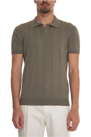 Gran Sasso Polo Shirts, male, , Size: 3XL Elastic Waist Jersey Polo Shirt