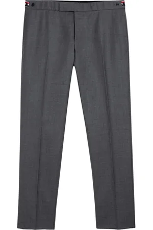 Thom Browne Suit Trousers, male, , Size: L Slim Fit Trousers