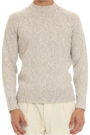 DRUMOHR Round-neck Knitwear, male, , Size: M Bicolor Raglan Sweater Grey