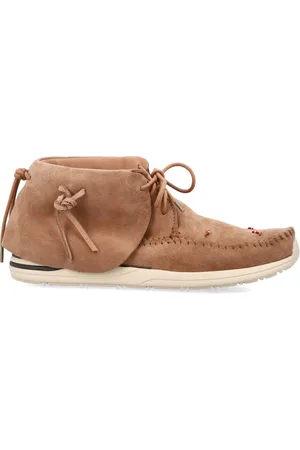 VISVIM Laced Shoes, male, , Size: 10 US Camel Sneakers Lhamo-Folk Style