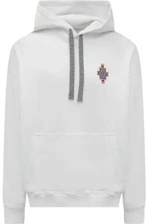MARCELO BURLON Hoodies, male, , Size: L Optical Wings Hoodie