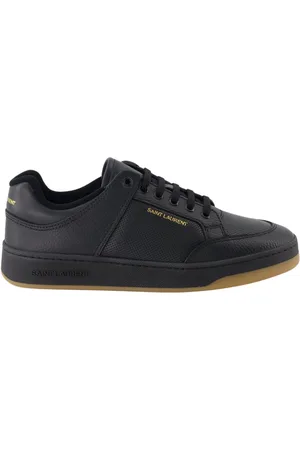 Saint Laurent Sneakers, male, , Size: 7 US Lace-up Leather Bicolor Sneakers