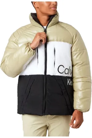 Calvin Klein Down Jackets, male, , Size: L Colorblock Puffer Jacket