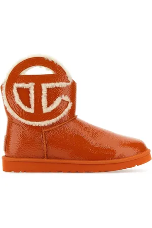 UGG Winter Boots, male, , Size: 4 US Logo Mini Crinkle Ankle Boots