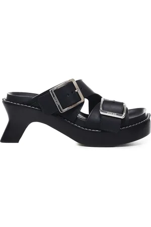 Loewe High Heel Sandals, female, , Size: 8 US Leather Square Tip Sandals