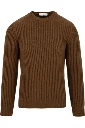 FILIPPO DE LAURENTIIS Round-neck Knitwear, male, , Size: S Y24186 440 Camel Sweater