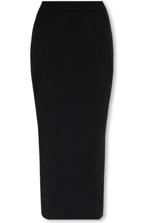 Alexander McQueen Maxi Skirts, female, , Size: S Ribbed skirt