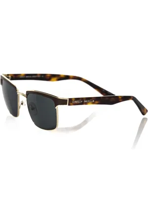 FRANKIE MORELLO Sunglasses, male, , Size: ONE SIZE Elegant Clubmaster Sunglasses with Shaded Lenses