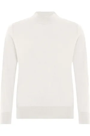 Skovhuus Turtlenecks, female, , Size: L Cotton Turtleneck Blouse Long Sleeves