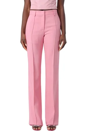 Msgm Straight Trousers, female, , Size: XS Wide Trousers