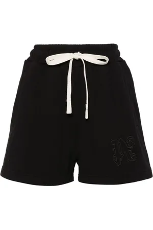 Palm Angels Short Shorts, female, , Size: M Logo Cotton Shorts