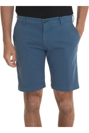 Berwich Casual Shorts, male, , Size: 3XL Cotton Bermuda Shorts with Tailoring Vent