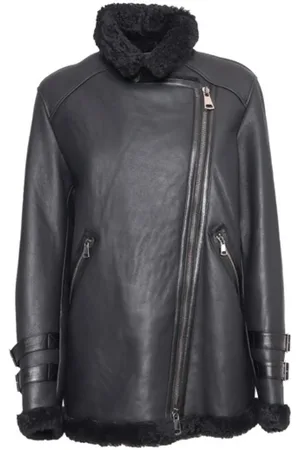 s.w.o.r.d 6.6.44 Leather Jackets, female, , Size: 2XS Leather Jacket with Zipper