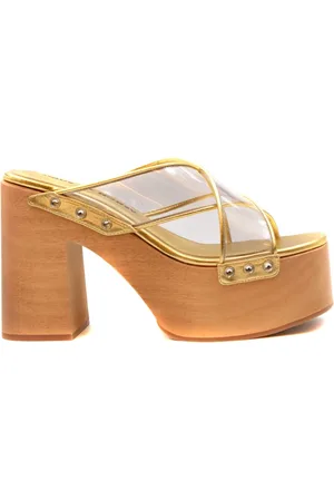 HAUS OF HONEY Heeled Mules, female, , Size: 7 US Stylish Sandals