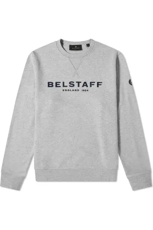Belstaff Sweatshirts, male, , Size: XL Mens Bouclé Cotton Sweatshirt