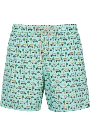 MC2 SAINT BARTH Beachwear, male, , Size: S Lighting Micro Fantasy Swim Shorts