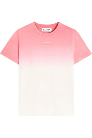 Lanvin T-Shirts, female, , Size: S Gradient Dip Dye Jogging T-shirt