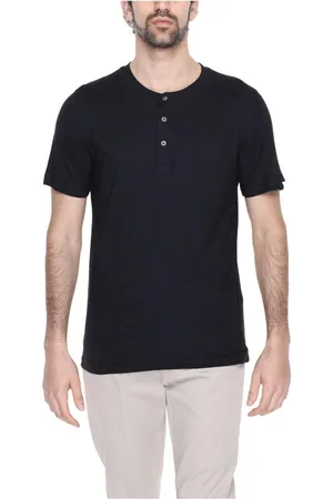 Liu Jo T-Shirts, male, , Size: S Button Fastening Cotton T-shirt