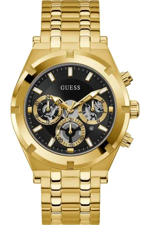 Guess Watches, male, , Size: ONE SIZE Analog Quartz Watch with Date Function