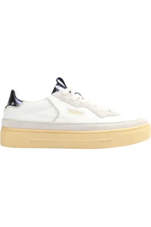 SCALPERS Sneakers, female, , Size: 11 US Terry Lace-Up Sneakers