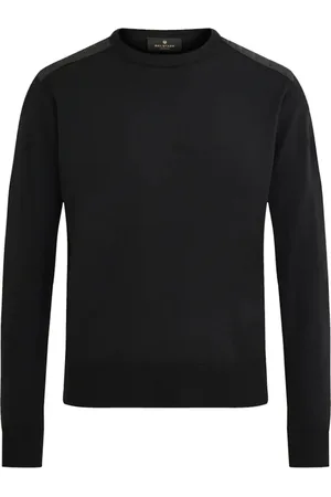 Belstaff Round-neck Knitwear, male, , Size: L Kerrigan Crew Neck Jumper in Merino Wool