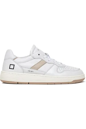 D.A.T.E. Sneakers, female, , Size: 6 US Leather Sneakers with Perforated Toe