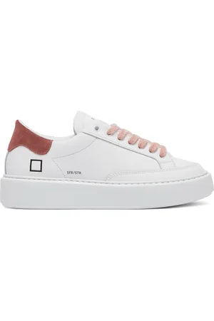 D.A.T.E. Sneakers, female, , Size: 8 US Low Sneakers with Pink Details