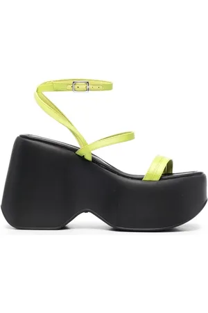 vic matiè Wedges, female, , Size: 10 US Chunky Leather Sandals