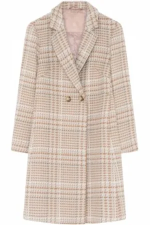 gustav Double-Breasted Coats, female, , Size: XL Mary Coat Mix