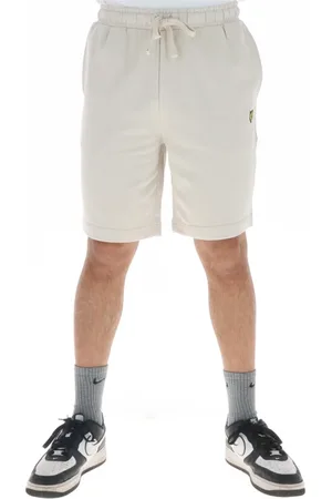 Lyle & Scott Casual Shorts, male, , Size: L Printed Cotton Shorts with Laces