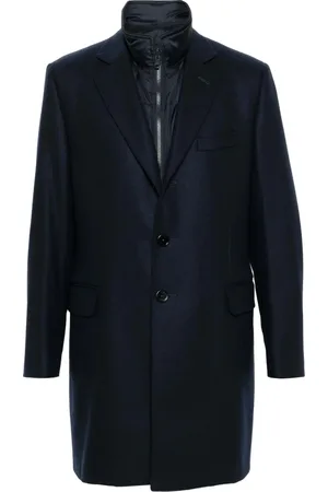 FAY Single-Breasted Coats, male, , Size: 2XL Stylish Winter Jacket