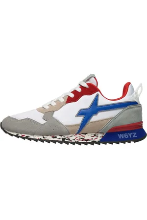 W6YZ Sneakers, male, , Size: 12 US White Camouflage Retro Sneaker