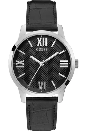 Guess Watches, male, , Size: ONE SIZE Quartz Leather Watch Campbell Model