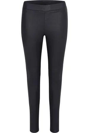 Kaffe Leggings, female, , Size: 3XL Slim-Fit Coated Jeggings Pants