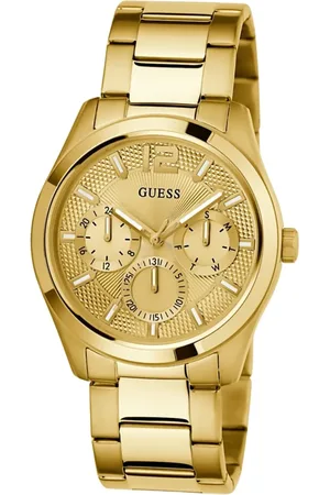 Guess Watches, male, , Size: ONE SIZE Atlas Gold Chronograph Watch
